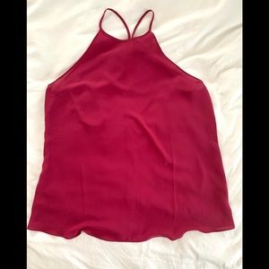 Loft wine colored camisole tank